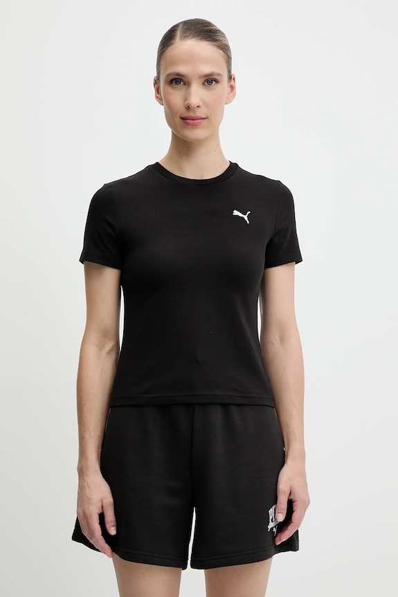 Puma t-shirt elasztánnal fekete 629742