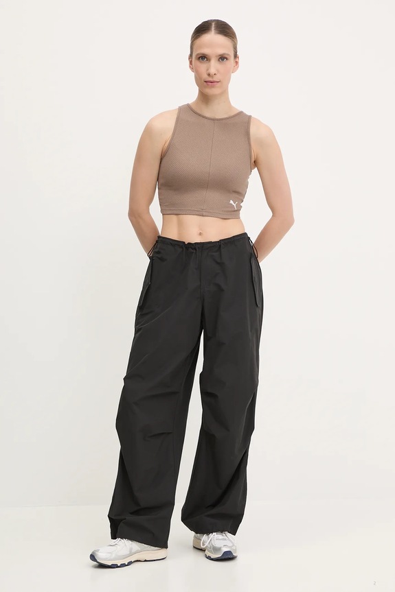 Puma top 629765 brązowy SS25