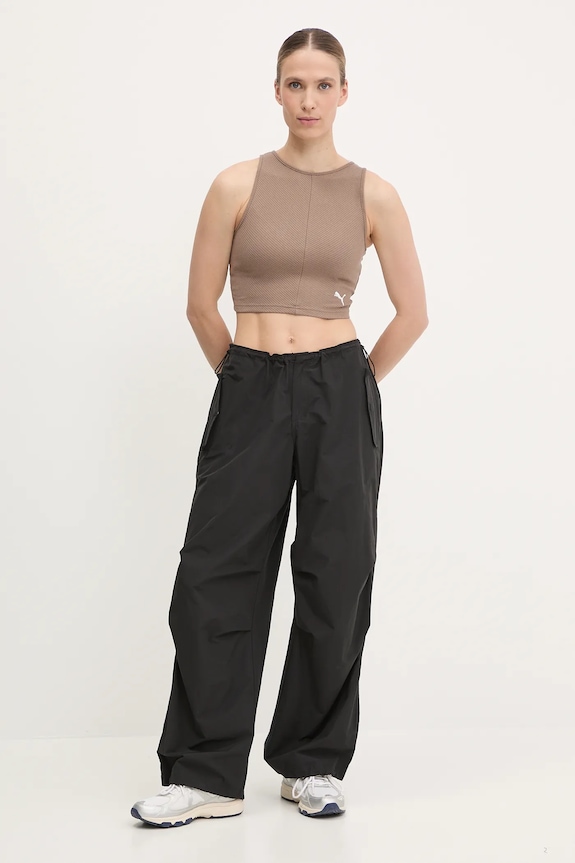 Puma top 629765 brązowy SS25