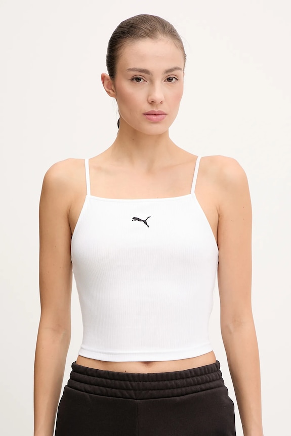 Puma top aplikacja biały 629771