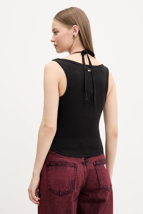 Ρούχα Top Tommy Jeans DW0DW20325 μαύρο