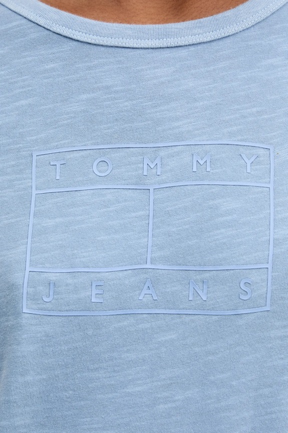 Tommy Jeans t-shirt in cotone DW0DW20366 blu