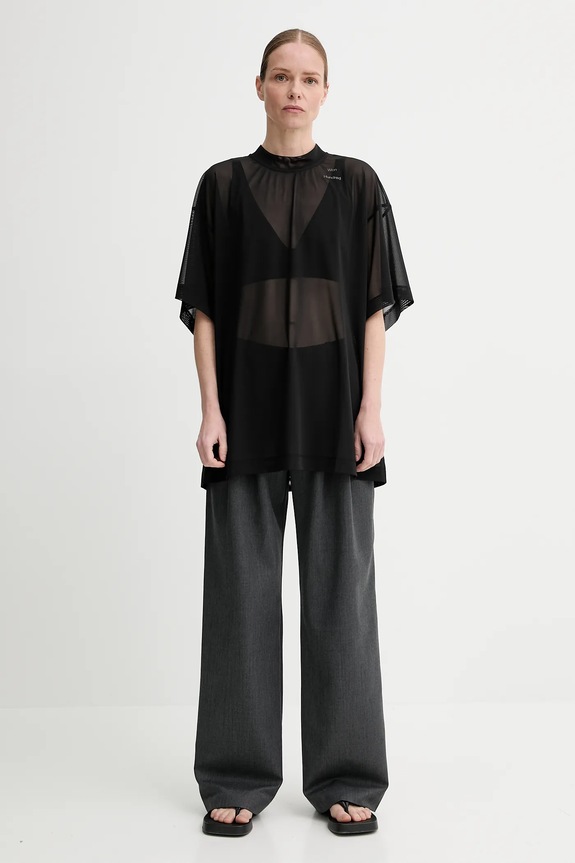 Won Hundred tricou 3649.13034 negru SS25