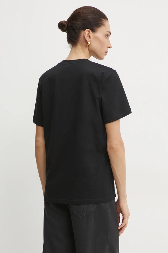 Ρούχα Βαμβακερό μπλουζάκι La Mania BONI.3 μαύρο