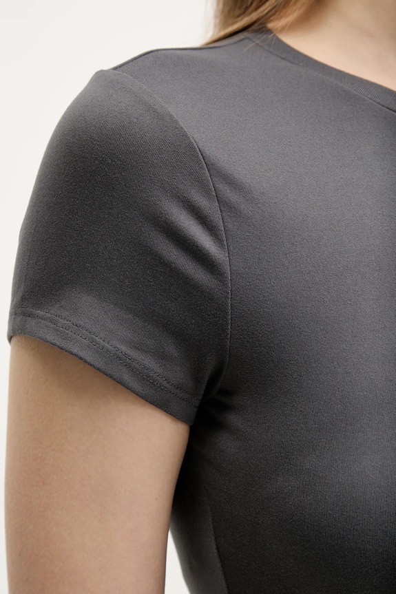 Μπλουζάκι Hollister Co. KI339.5043.131 γκρί