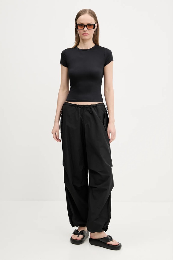 Μπλουζάκι Hollister Co. KI339.5043.900 μαύρο SS25