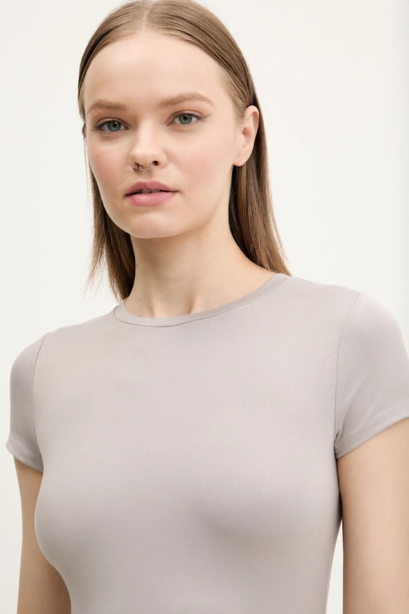 Μπλουζάκι Hollister Co. γκρί KI339.5044.401