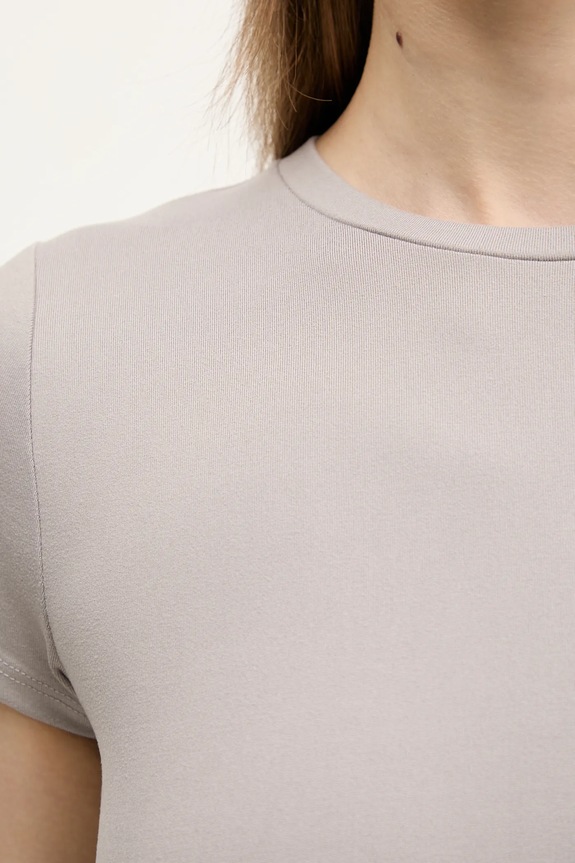 Μπλουζάκι Hollister Co. KI339.5044.401 γκρί