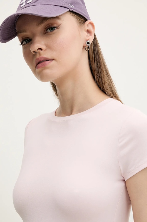 Μπλουζάκι Hollister Co. ροζ KI339.5044.600