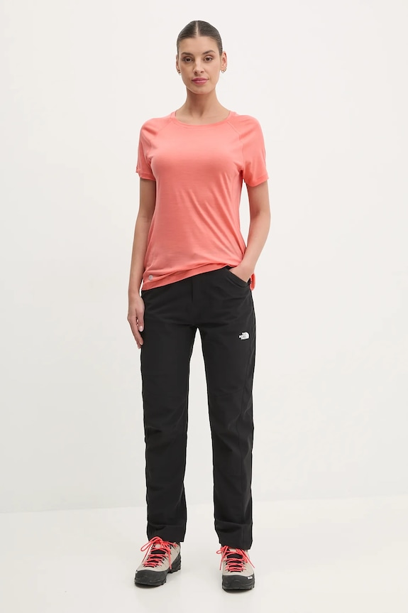 Smartwool t-shirt sportowy SW016587 pomarańczowy SS25