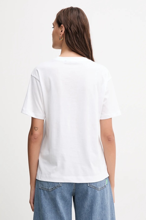 Odzież Joop! t-shirt bawełniany 30046236 biały