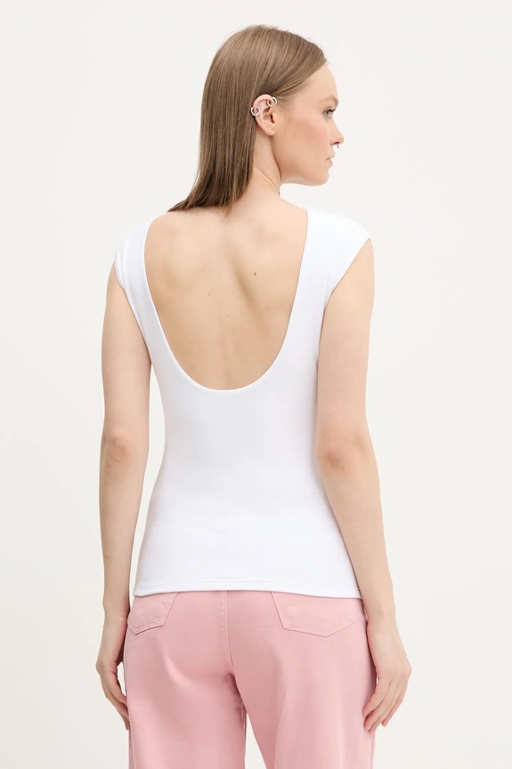 Ρούχα Μπλουζάκι Abercrombie & Fitch KI139.5225.100 λευκό