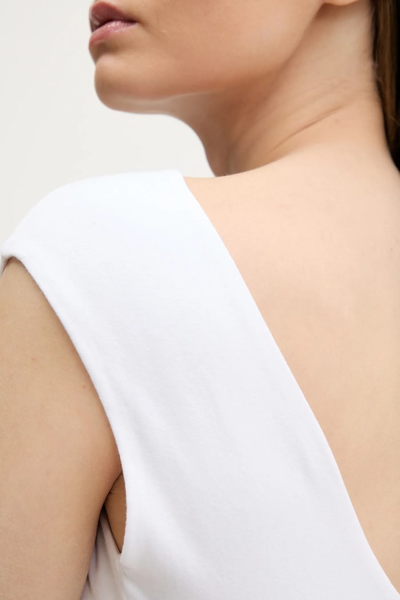 Μπλουζάκι Abercrombie & Fitch KI139.5225.100 λευκό