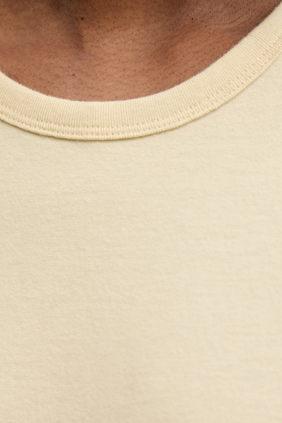Βαμβακερό μπλουζάκι Abercrombie & Fitch KI139.5231.421 κίτρινο