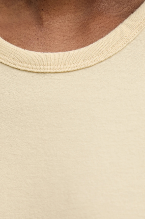 Βαμβακερό μπλουζάκι Abercrombie & Fitch KI139.5231.421 κίτρινο