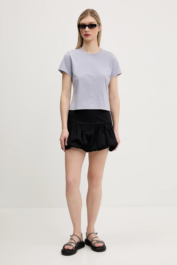Bavlněné tričko Abercrombie & Fitch KI139.5266.250 modrá SS25