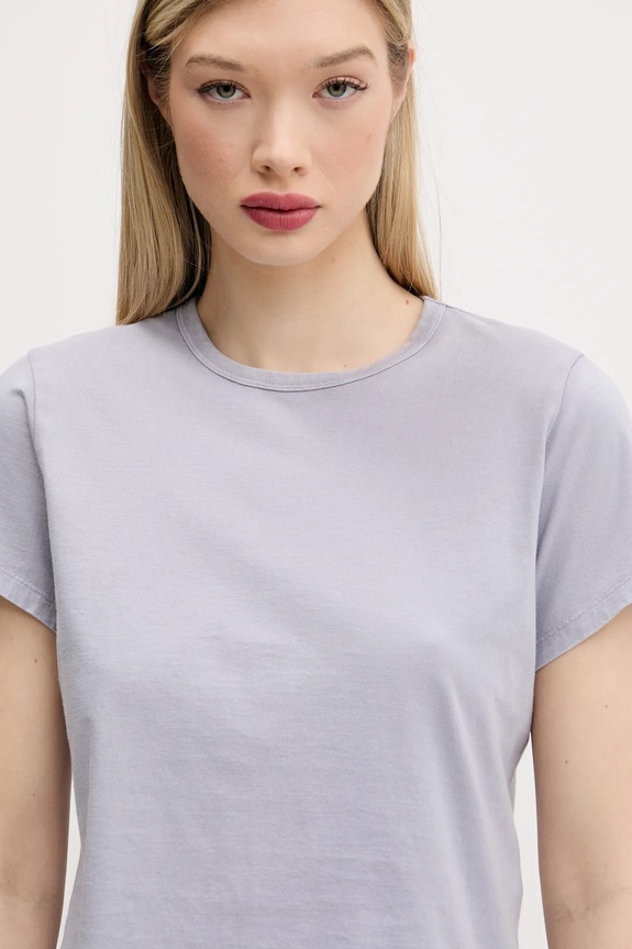 Bavlněné tričko Abercrombie & Fitch modrá KI139.5266.250