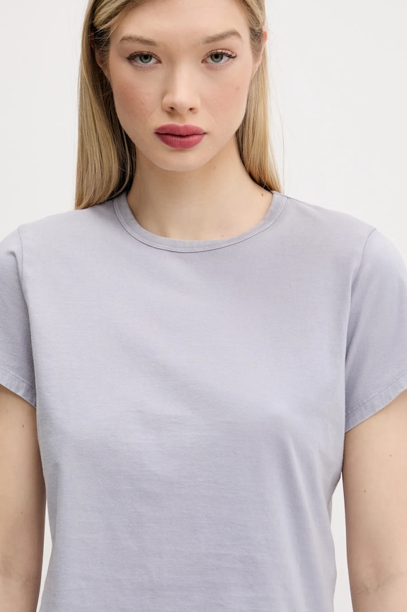 Bavlněné tričko Abercrombie & Fitch modrá KI139.5266.250