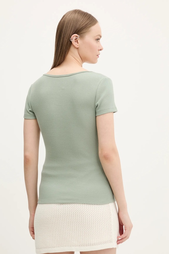 Ρούχα Μπλουζάκι Abercrombie & Fitch KI139.7000.340 πράσινο