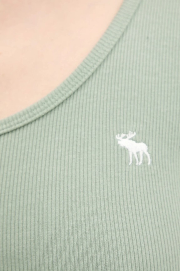 Μπλουζάκι Abercrombie & Fitch KI139.7000.340 πράσινο