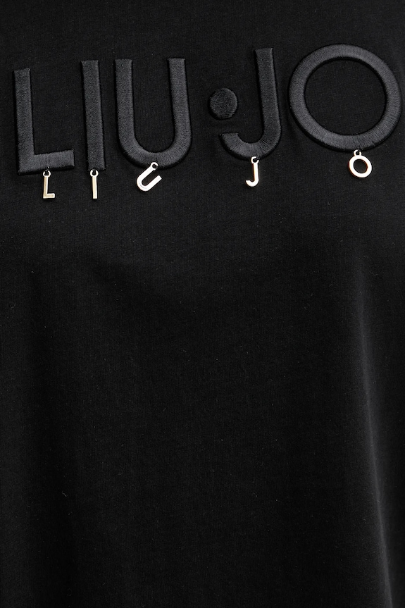 Liu Jo tricou din bumbac WA5007.JS923 negru