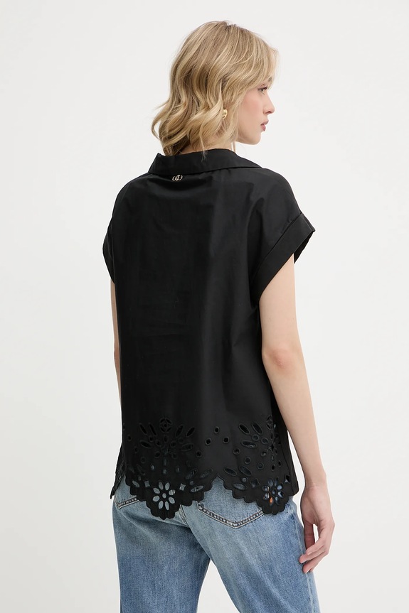 Îmbrăcăminte Liu Jo tricou din bumbac WA5167.T4853 negru