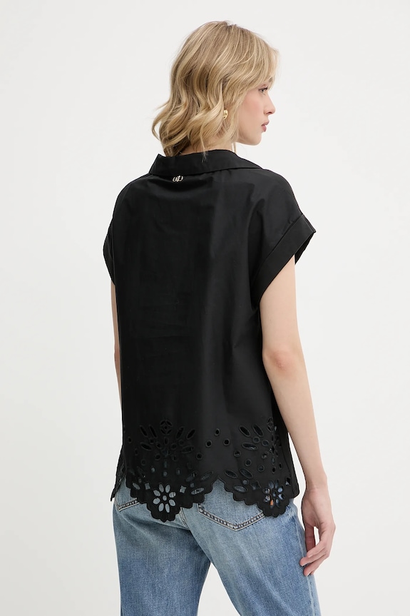 Îmbrăcăminte Liu Jo tricou din bumbac WA5167.T4853 negru