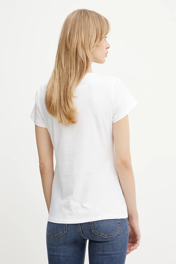 Odjeća Pamučna majica Liu Jo WA5478.J6410 bijela