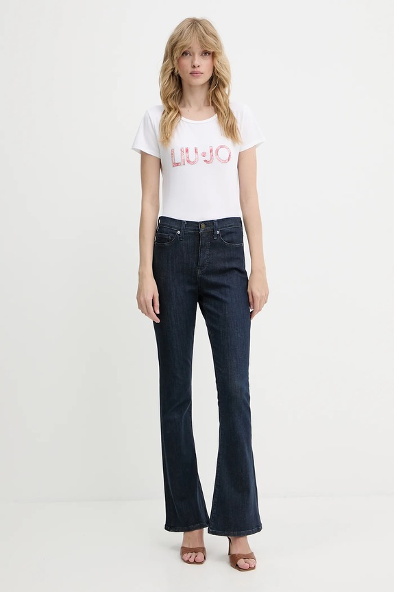 Majica kratkih rukava Liu Jo VA5154.JS003 bijela SS25