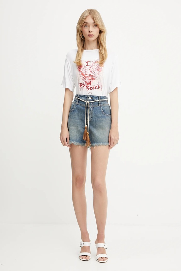 Liu Jo t-shirt VA5155.JS360 bianco SS25