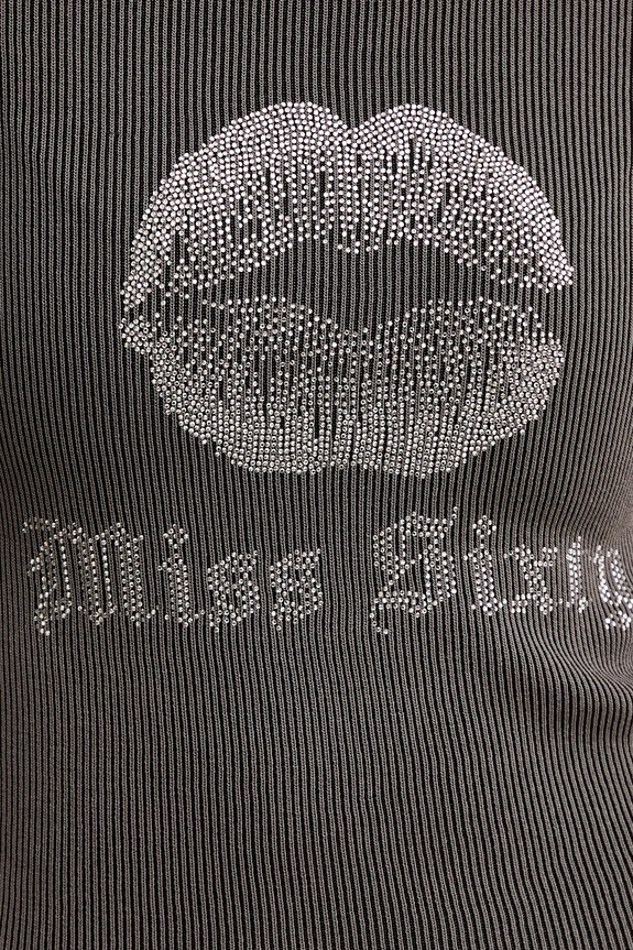 Tričko z hodvábnej zmesi Miss Sixty 6S1RJ23100 sivá
