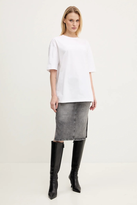 Pamučna majica Miss Sixty 6S2SJ76100 bijela AA00