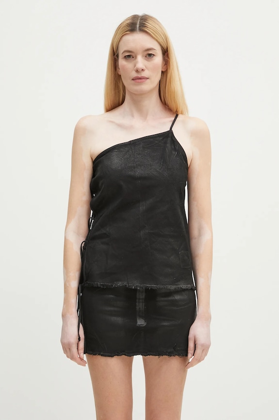 Хлопковый топ Rick Owens Taco Top casual чёрный DS01E3130.SCF