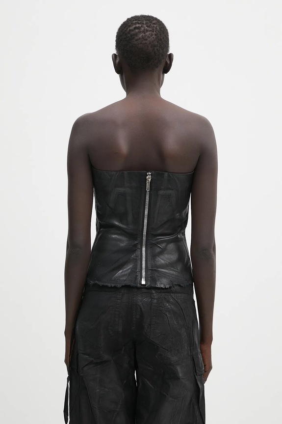 Odzież Rick Owens DRKSHDW top Bustier Top DS01E3127.SCF czarny