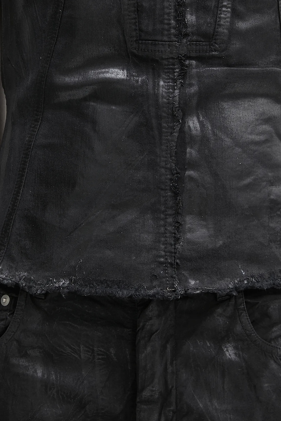 Rick Owens DRKSHDW top Bustier Top DS01E3127.SCF czarny