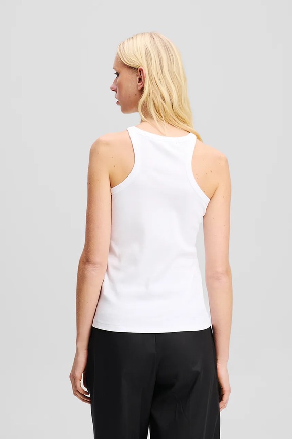 Top Karl Lagerfeld A2W17107 biela SS25