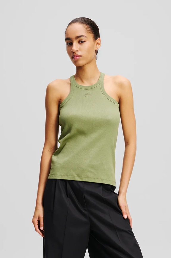 Karl Lagerfeld top uni verde A2W17107
