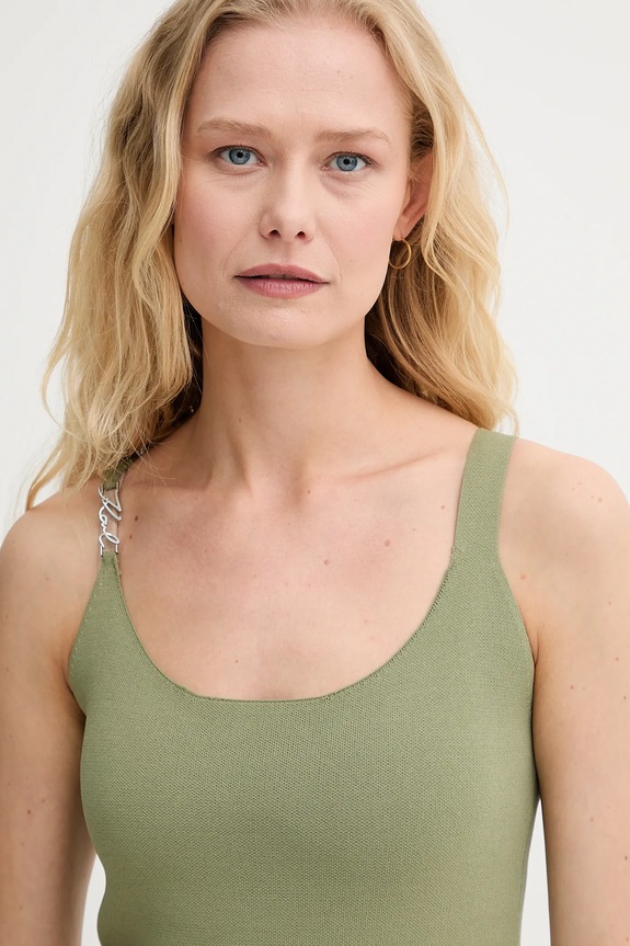 Karl Lagerfeld top verde A2W18017