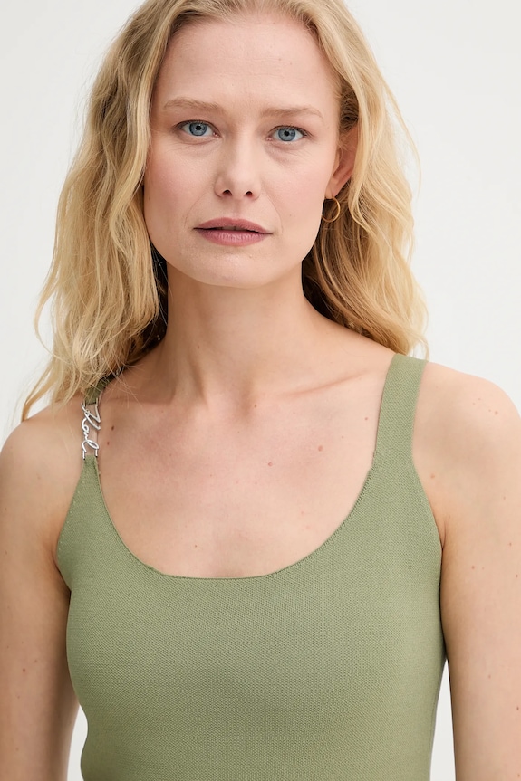 Karl Lagerfeld top verde A2W18017