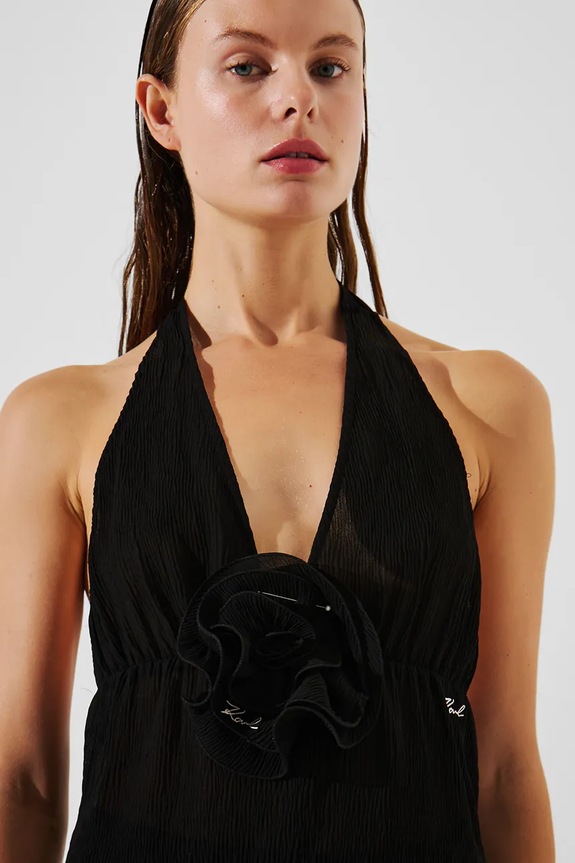 Odjeća Top Karl Lagerfeld A2W46007 crna