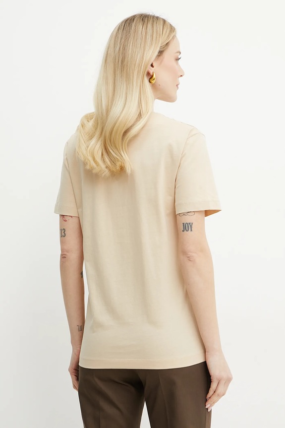 Ρούχα Βαμβακερό μπλουζάκι Patou JE1369999 μπεζ