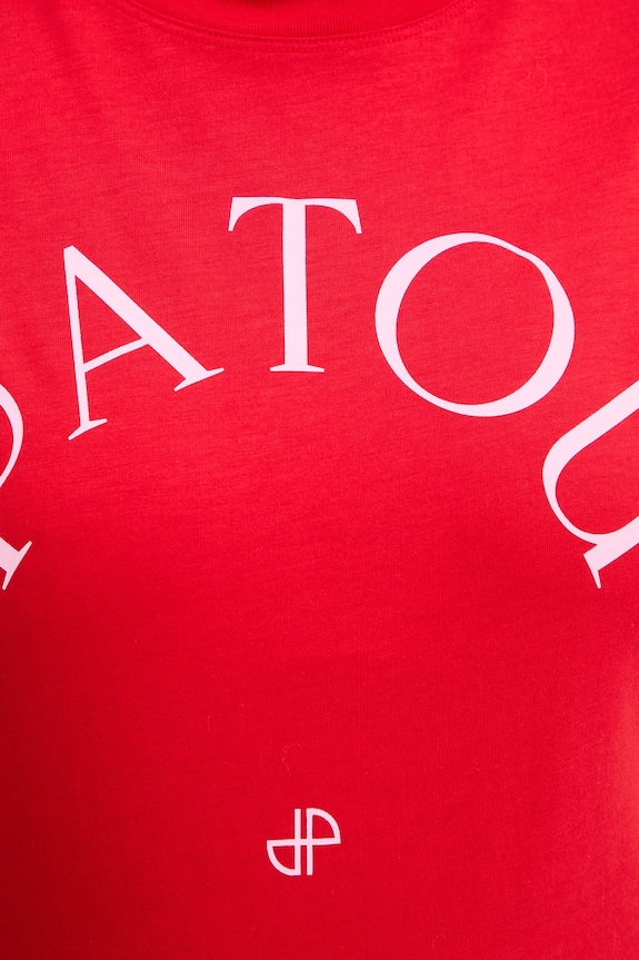 Patou t-shirt bawełniany JE1369999 czerwony