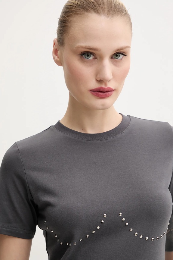 Never Fully Dressed t-shirt szary NFDTO1649