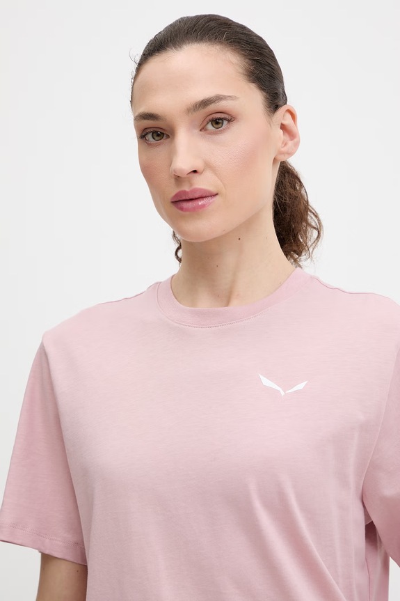 Salewa t-shirt sportowy Eagle Sunset różowy 00.0000029107