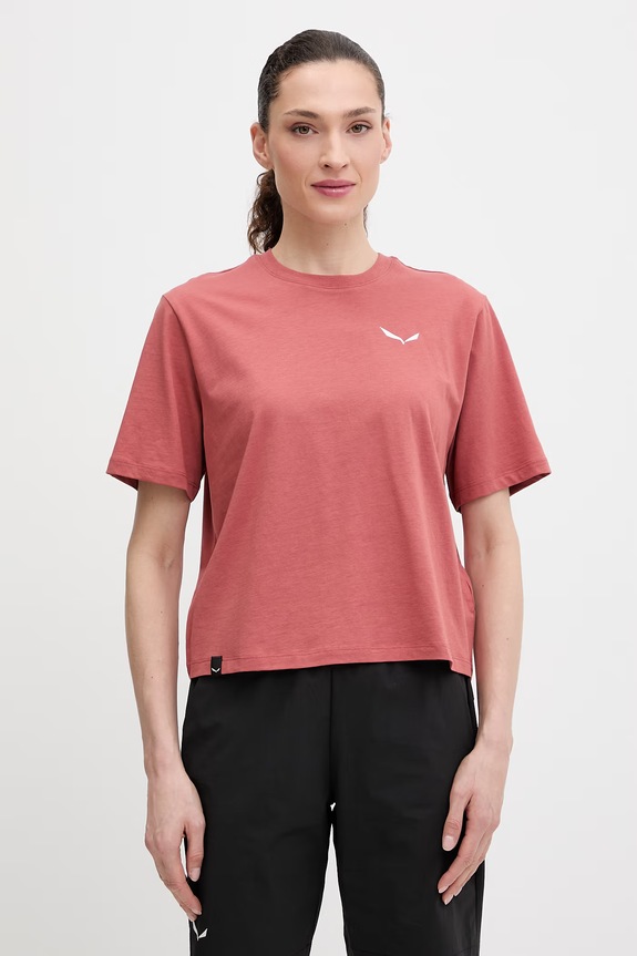 Odzież Salewa t-shirt sportowy Eagle Sunset 00.0000029107 pomarańczowy
