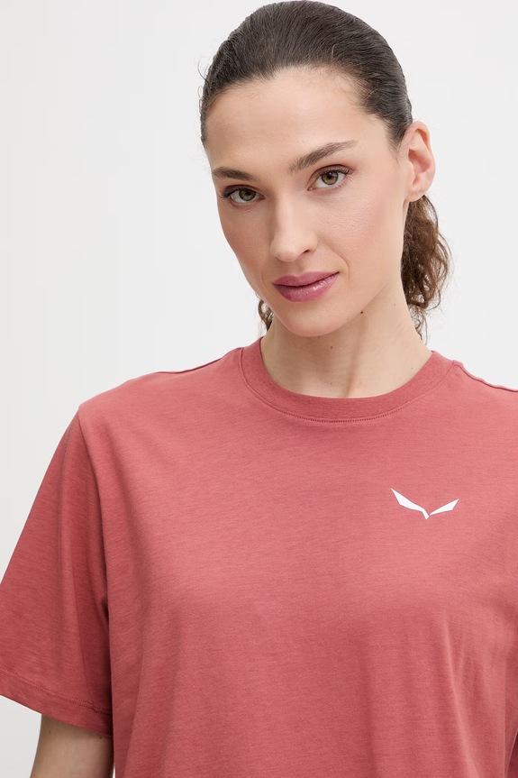Salewa t-shirt sportowy Eagle Sunset pomarańczowy 00.0000029107