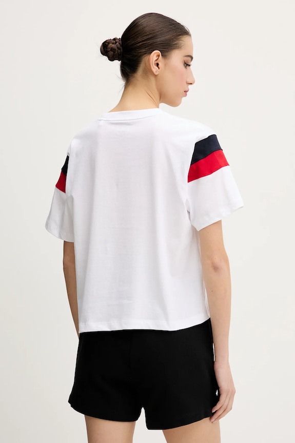 Odzież Guess Jeans t-shirt bawełniany W5GI21.K8HM0 biały