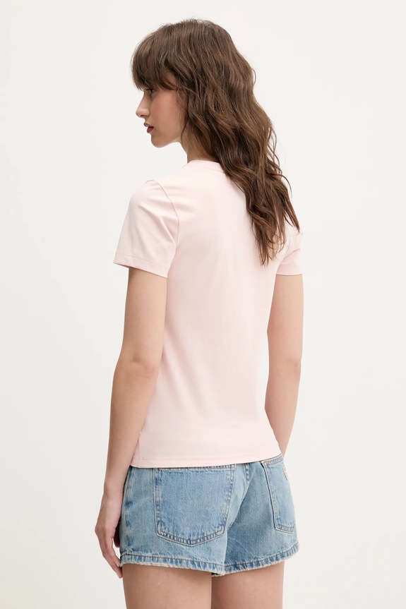 Odzież Guess Jeans t-shirt W5GI24.J1314 różowy