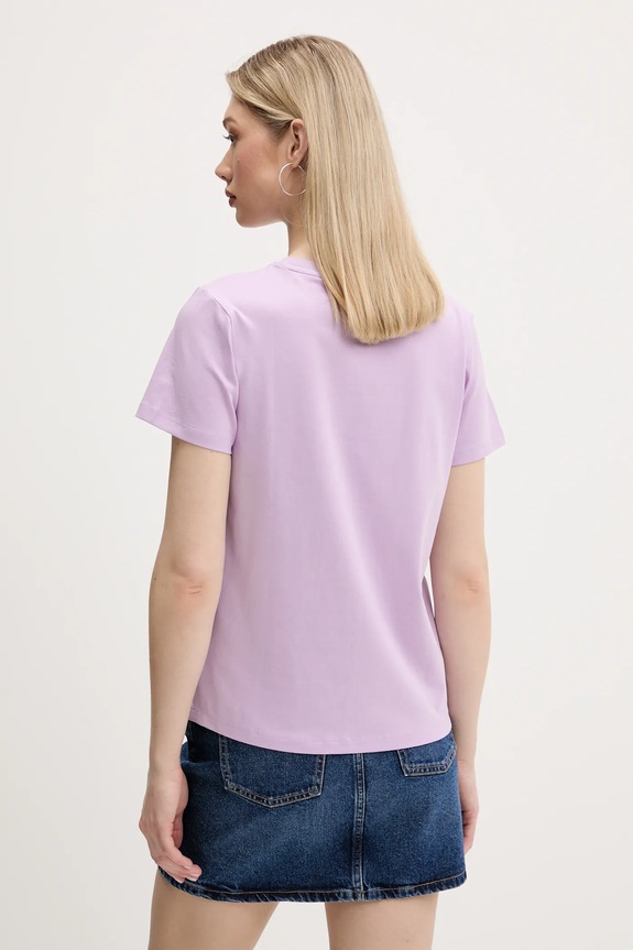 Odzież Guess Jeans t-shirt W5GI26.J1314 fioletowy