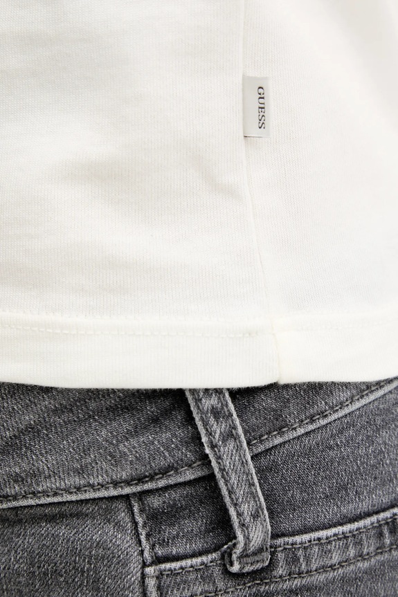 Хлопковая футболка Guess Jeans W5GI35.KCTX1 бежевый